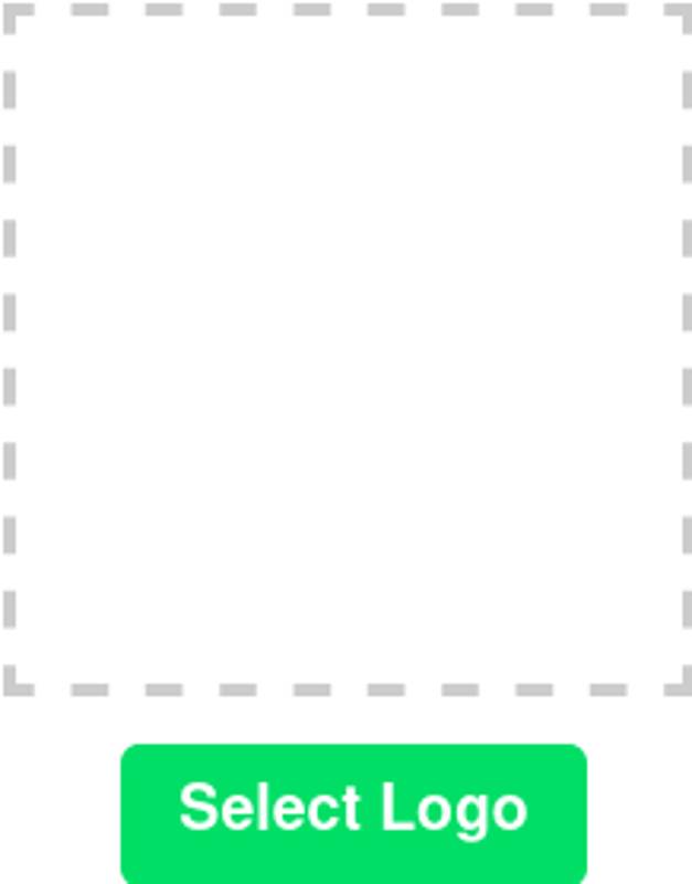 Section to select a logo