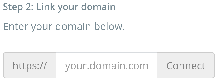 Connect Your Domain